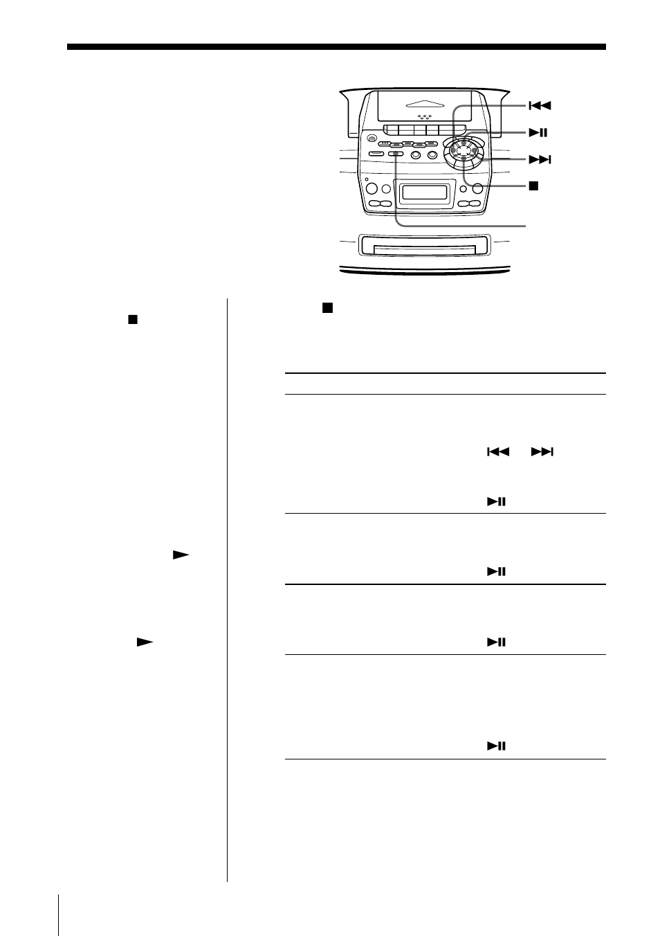 Playing tracks repeatedly | Sony CFD-S47 User Manual | Page 14 / 36