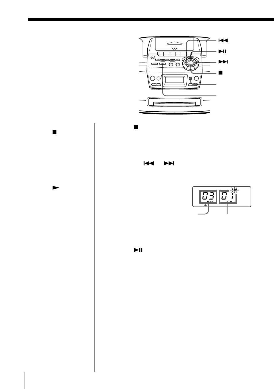 Creating your own program | Sony CFD-S47 User Manual | Page 16 / 36