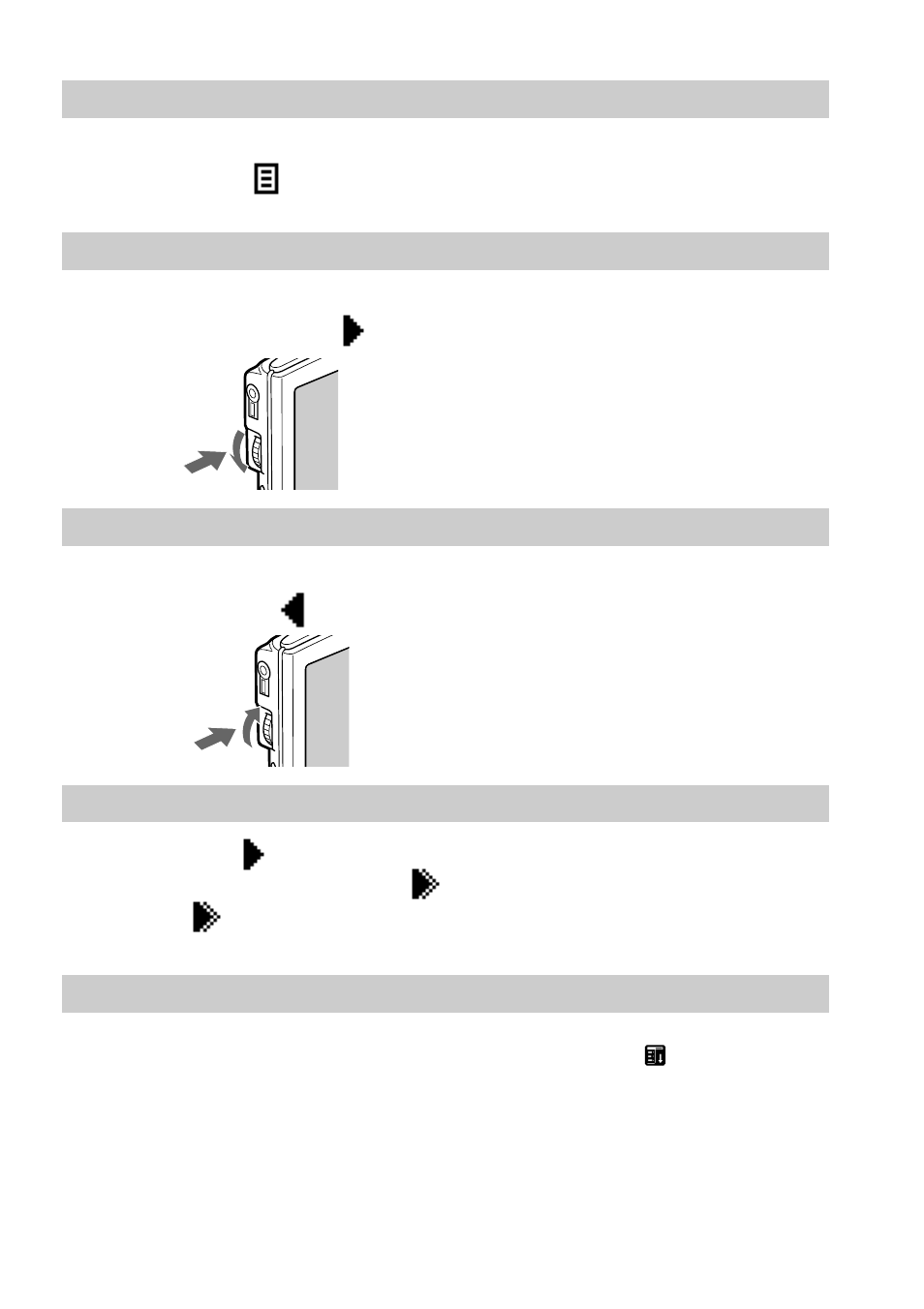 To return to the media list, To playback the next media item, To playback the previous media item | To delete a media item | Sony PEG-N710C User Manual | Page 8 / 15