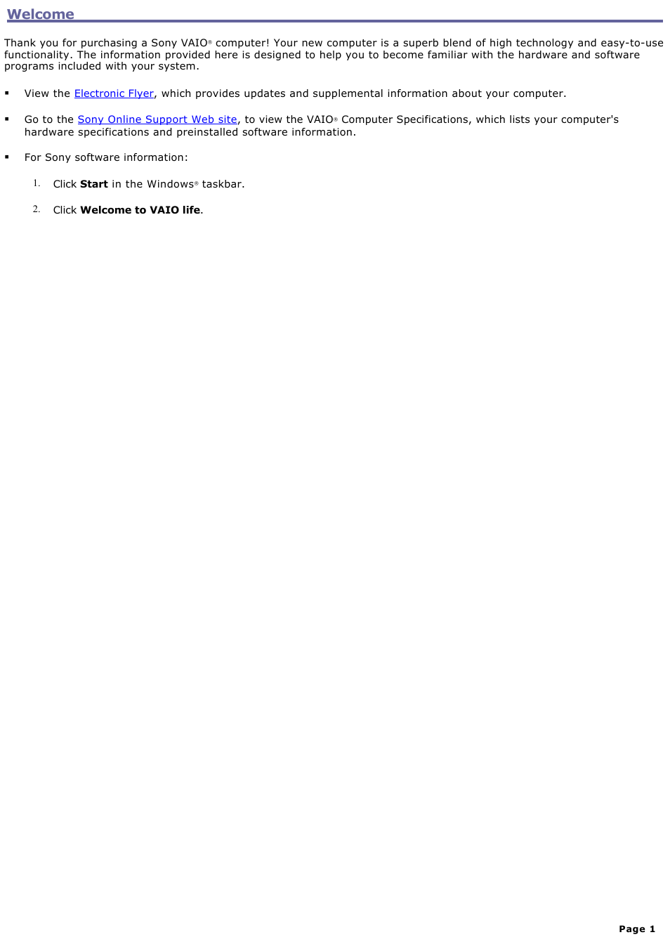 Sony PCV-RS500CGP User Manual | 143 pages