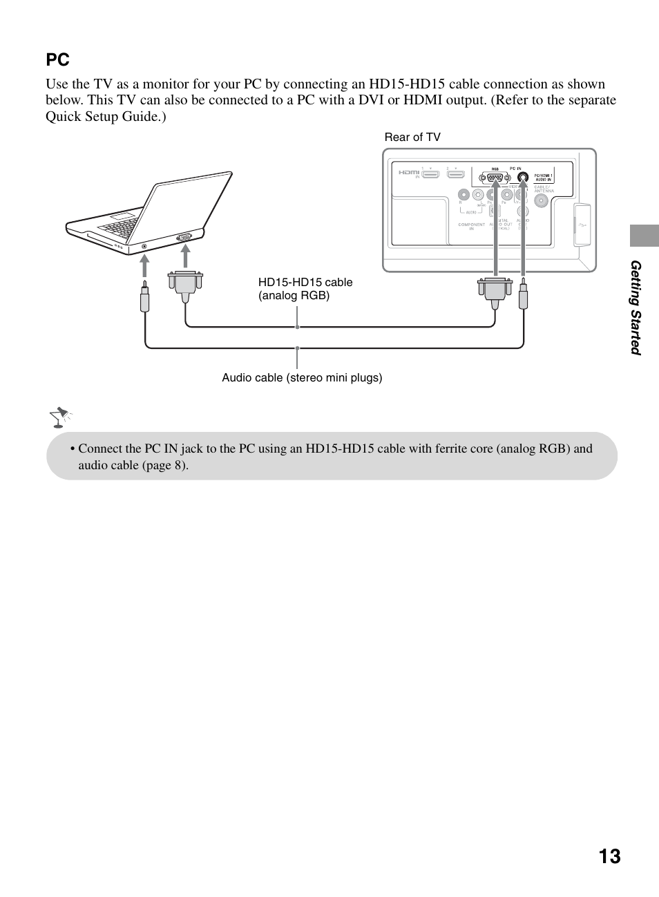Sony KDL-32BX330 User Manual | Page 13 / 48