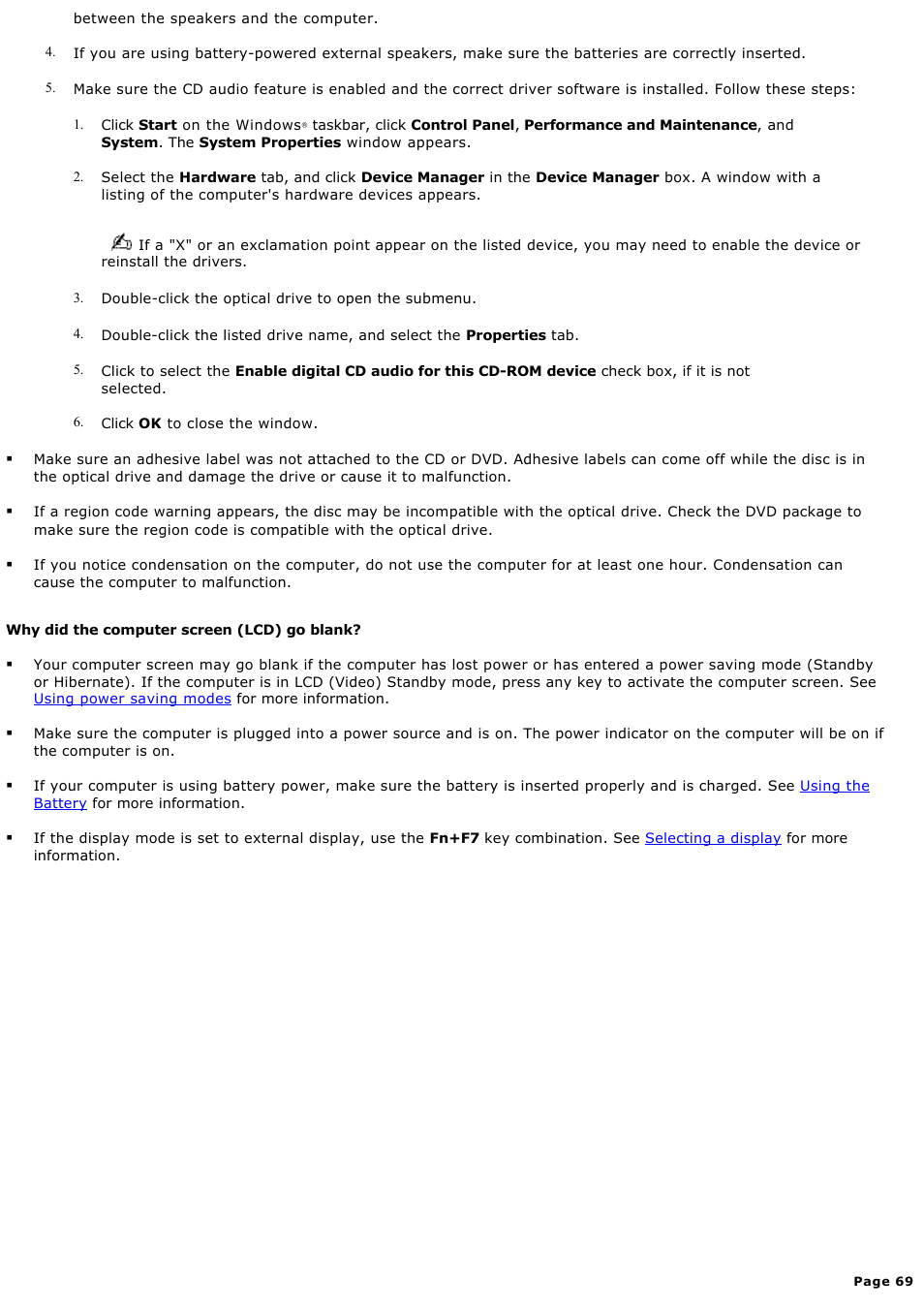 Sony VGN-X505ZP User Manual | Page 69 / 135