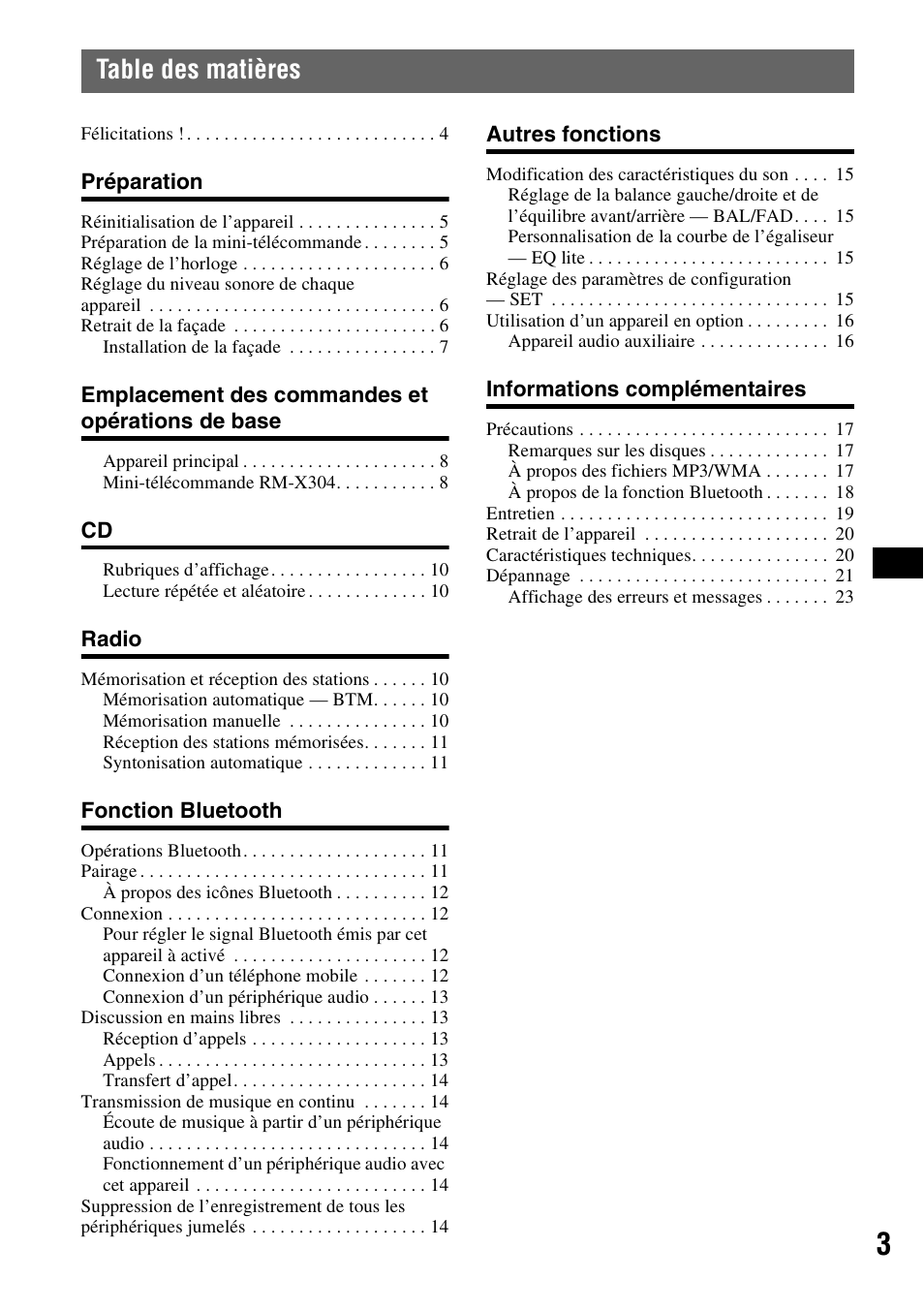 Sony MEX-BT2500 User Manual | Page 25 / 68