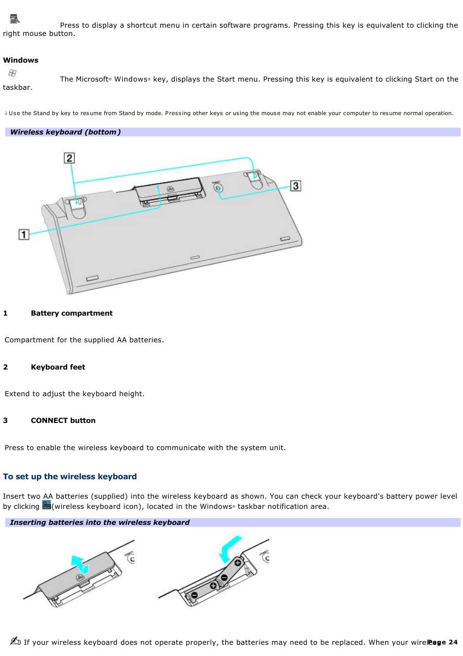 Sony PCV-V310P User Manual | Page 24 / 209