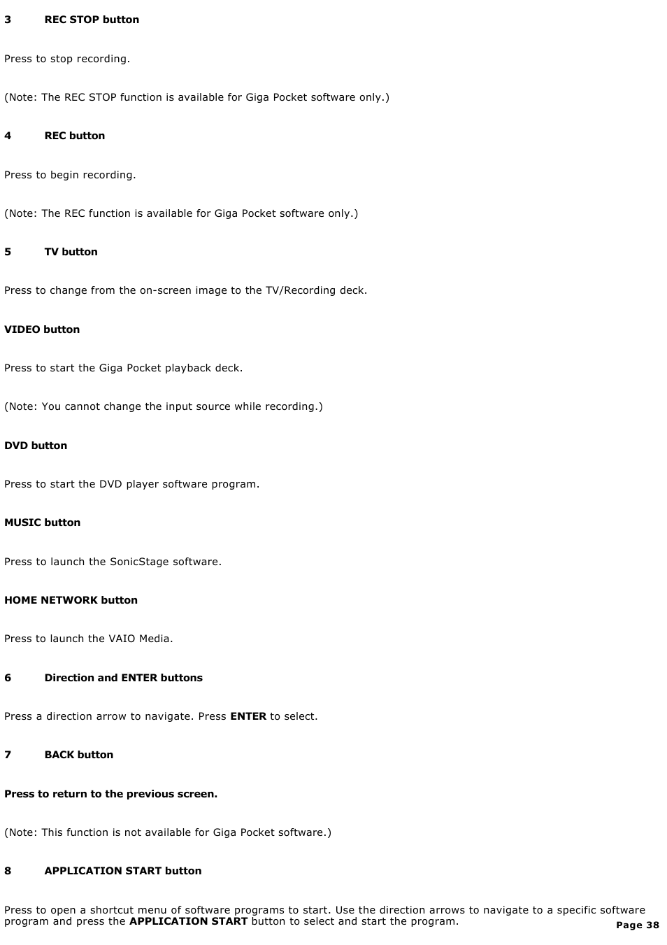 Sony PCV-V310P User Manual | Page 38 / 209