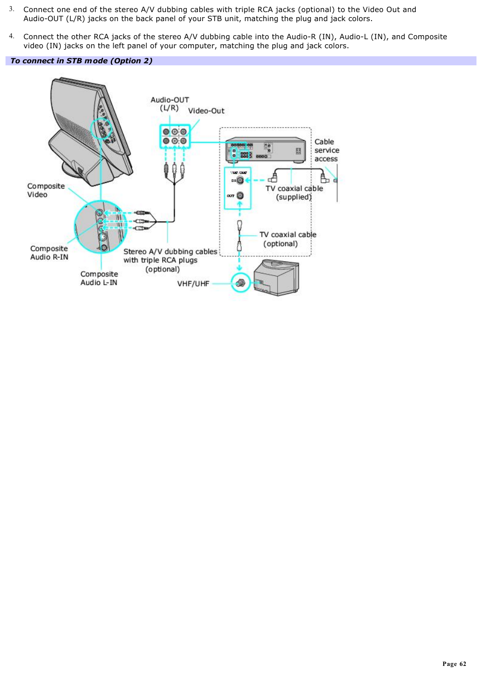 Sony PCV-V310P User Manual | Page 62 / 209