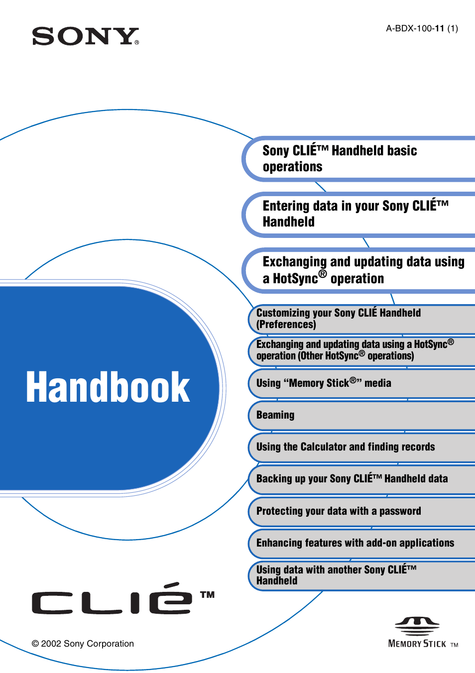 Sony PEG-NX70V User Manual | 176 pages