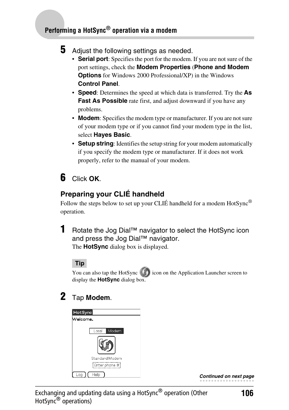 Sony PEG-NX70V User Manual | Page 106 / 176