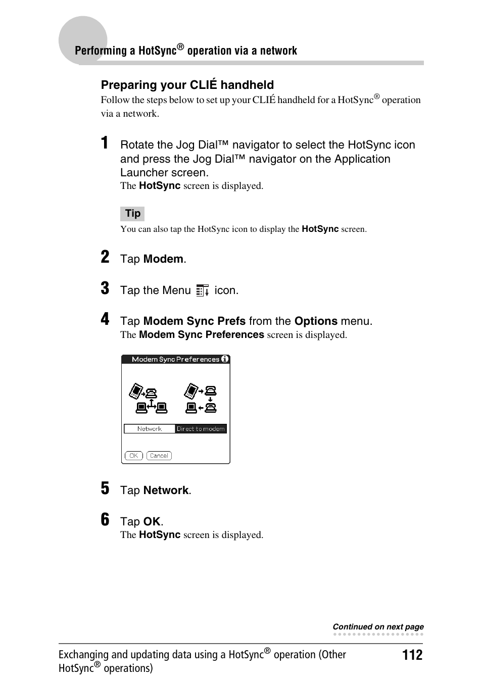 Sony PEG-NX70V User Manual | Page 112 / 176