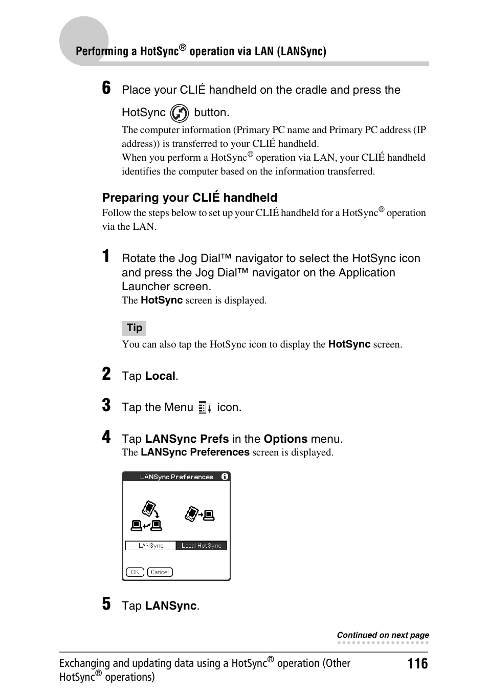 Sony PEG-NX70V User Manual | Page 116 / 176