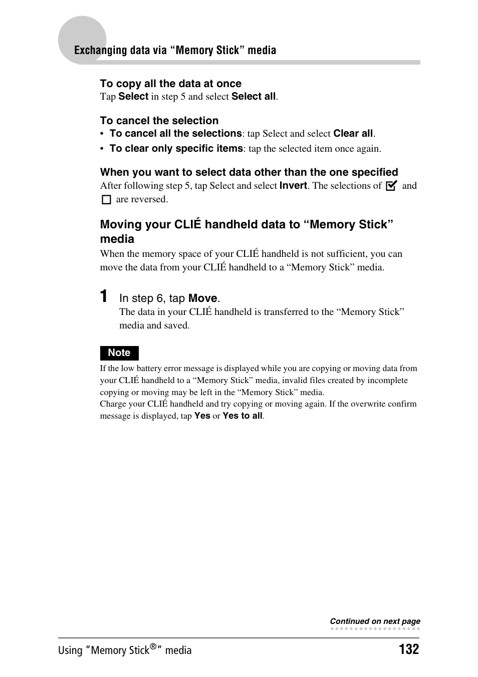 Sony PEG-NX70V User Manual | Page 132 / 176