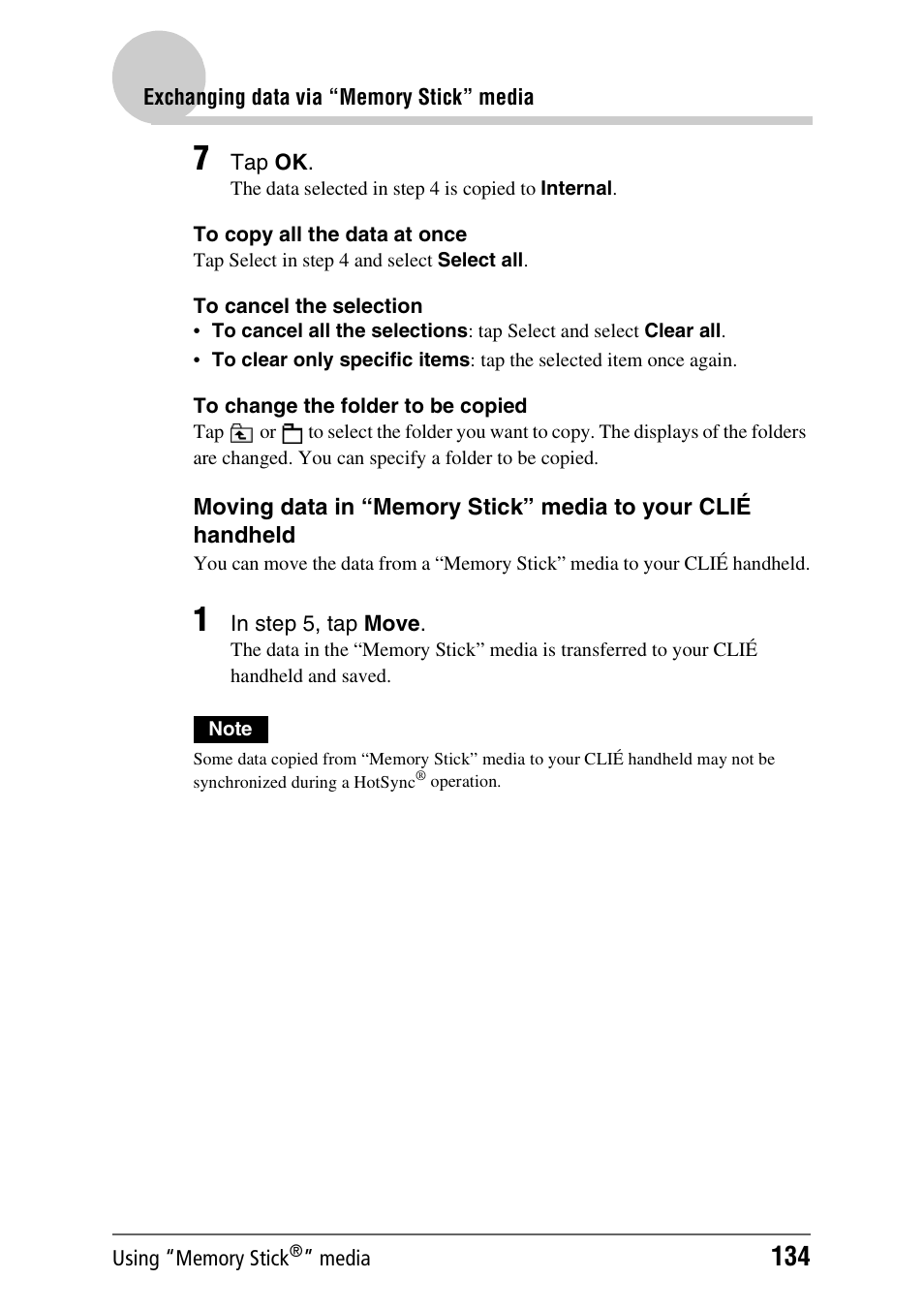 Sony PEG-NX70V User Manual | Page 134 / 176