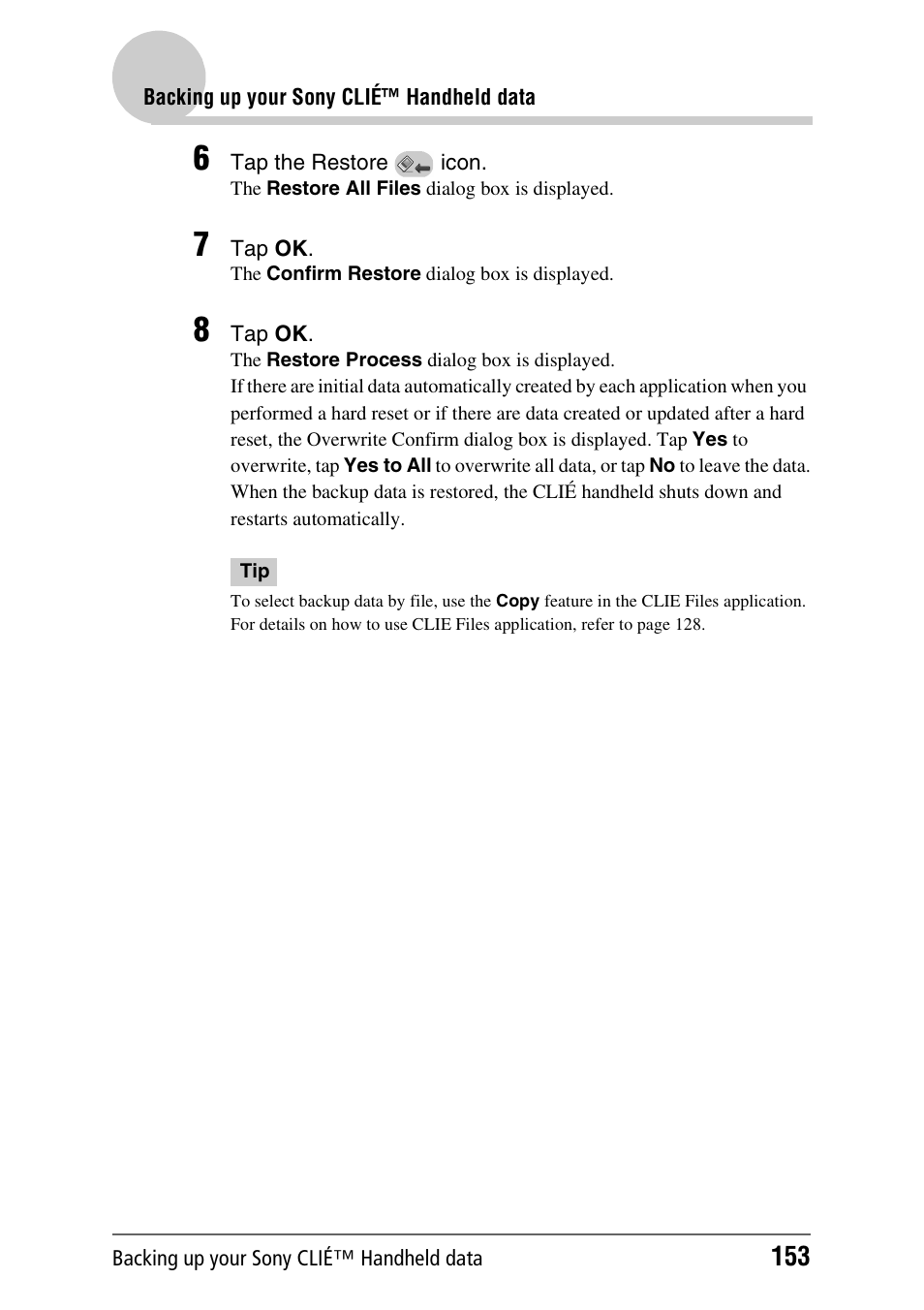 Sony PEG-NX70V User Manual | Page 153 / 176