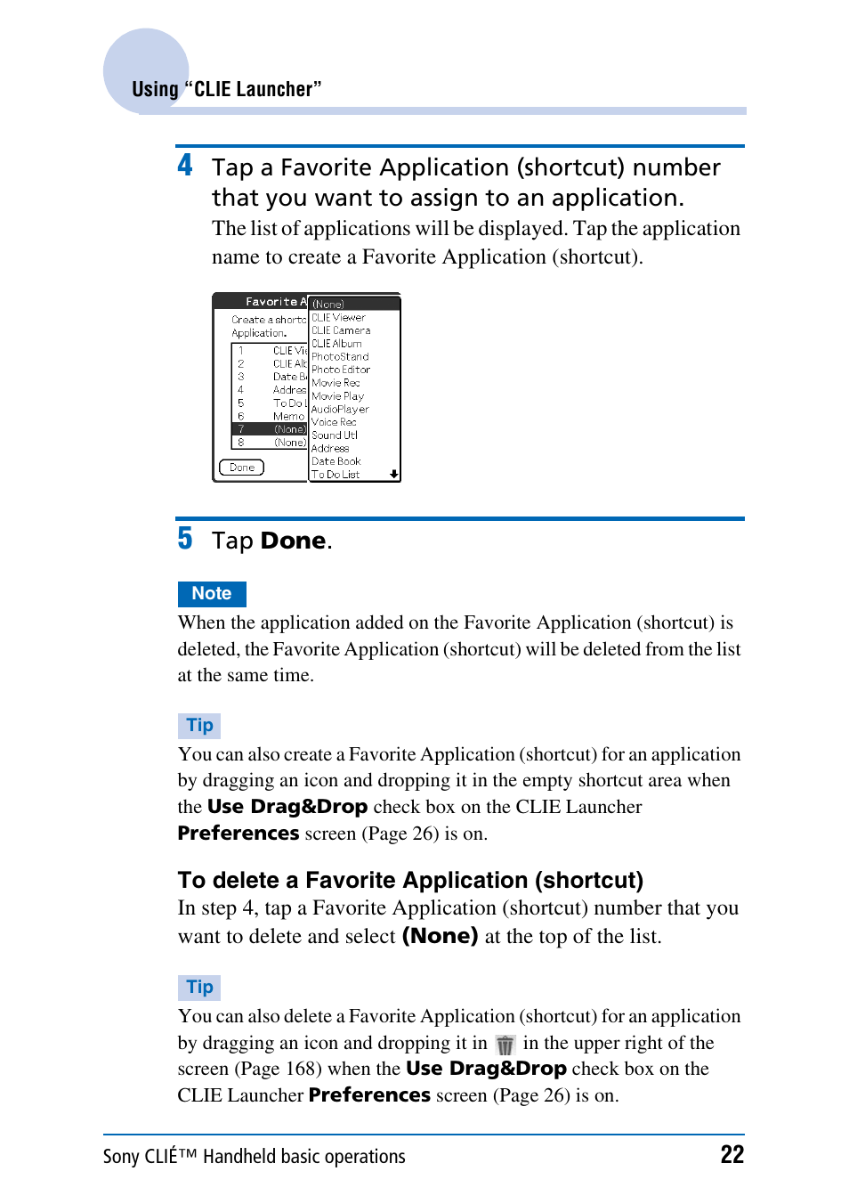 Sony PEG-NX70V User Manual | Page 22 / 176