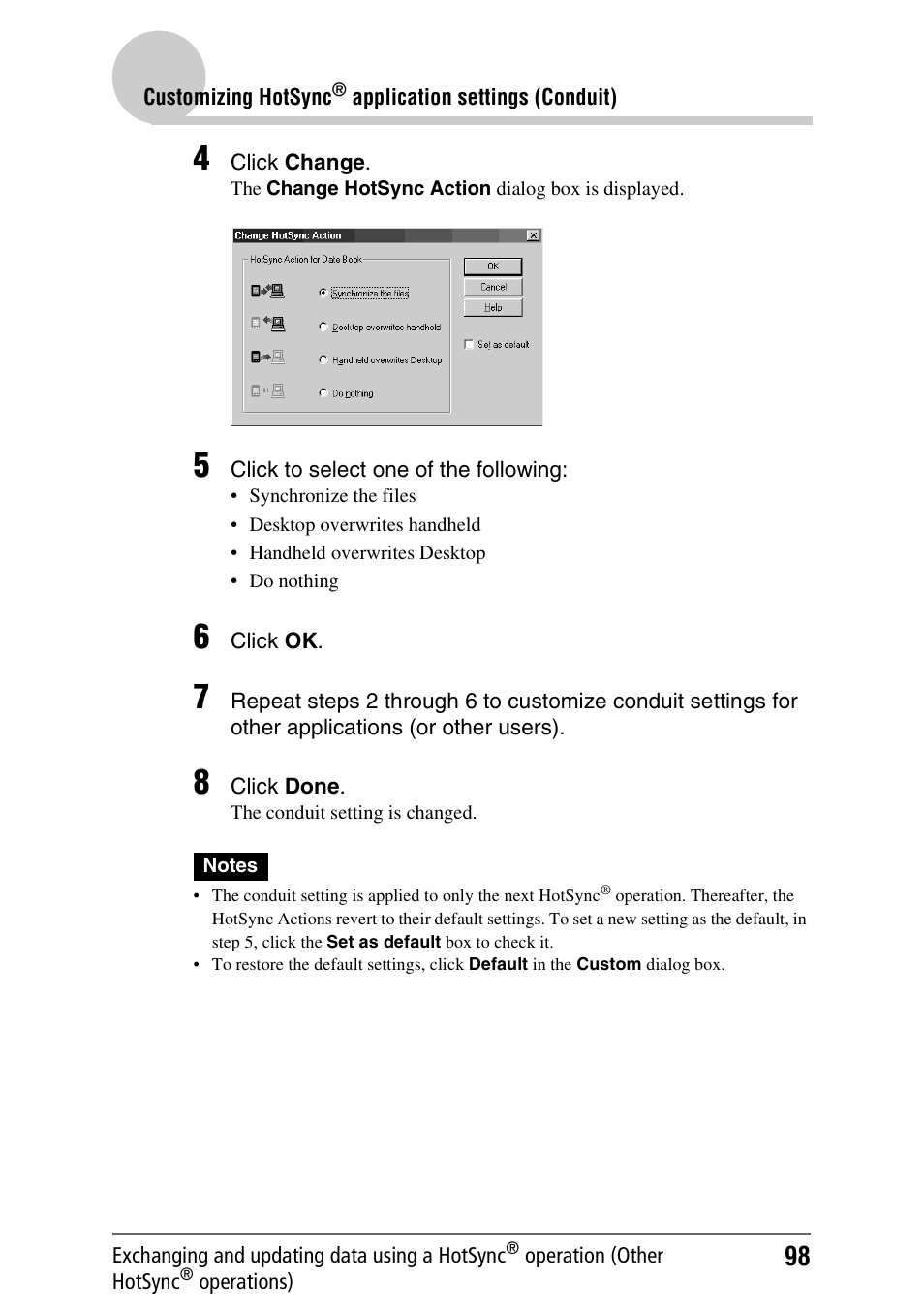 Sony PEG-NX70V User Manual | Page 98 / 176