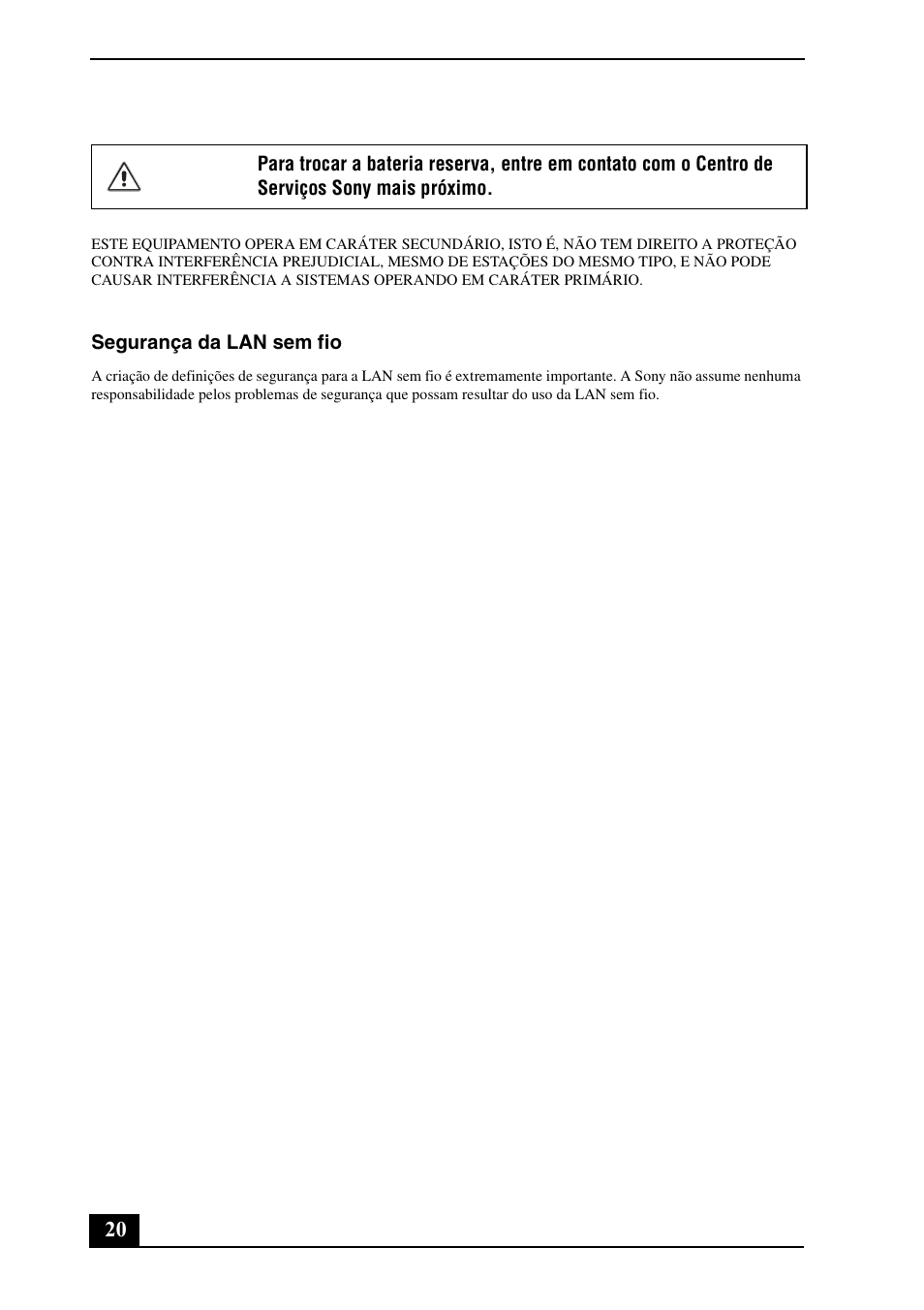 Sony VGN-P698E User Manual | Page 20 / 24