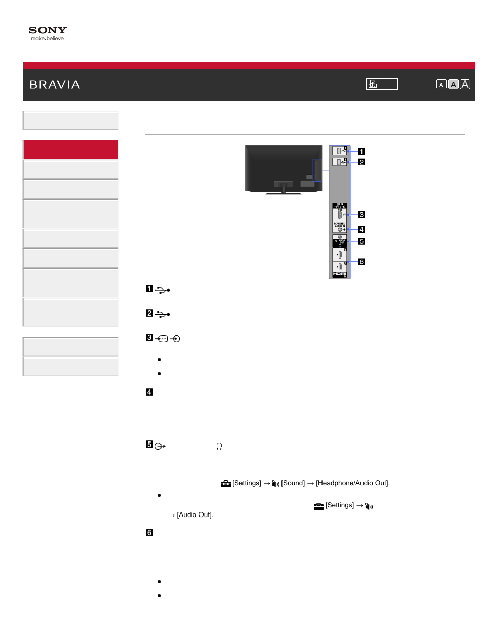 Right | Sony KDL-55HX850 User Manual | Page 41 / 193