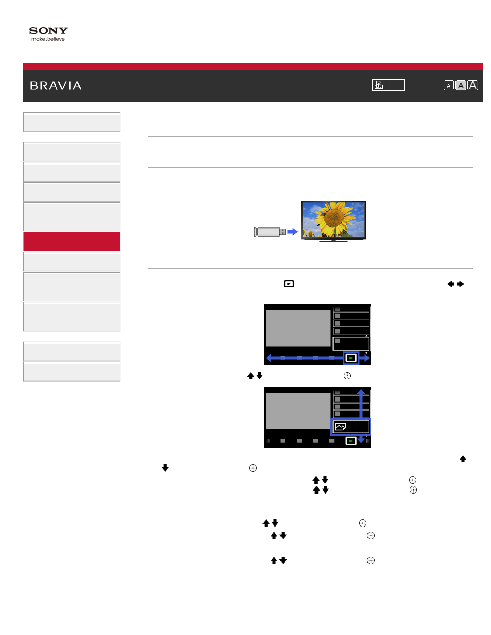 Using tv as picture frame | Sony KDL-55HX850 User Manual | Page 97 / 193