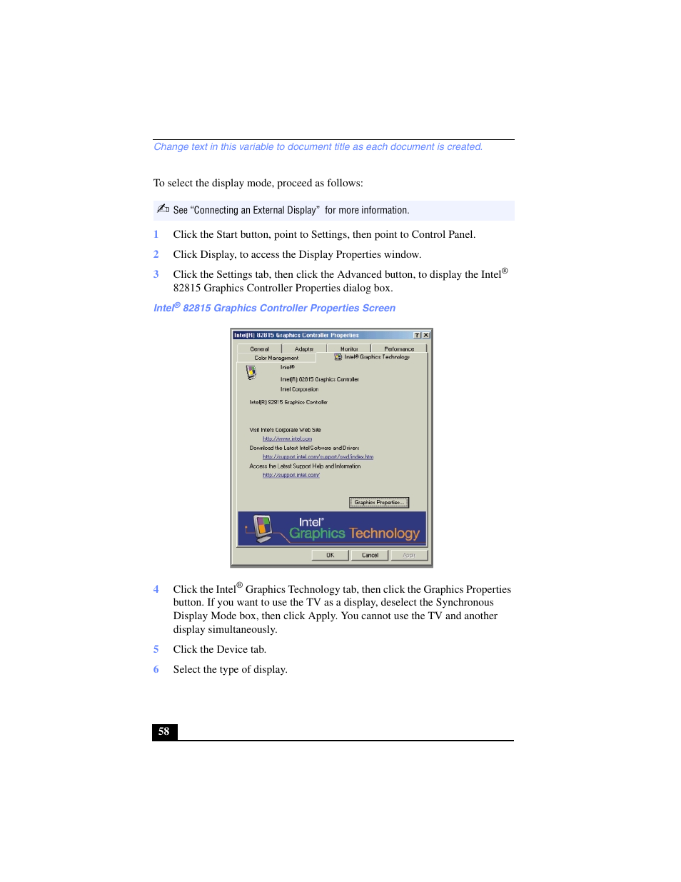 Sony PCG-FX250 User Manual | Page 58 / 138