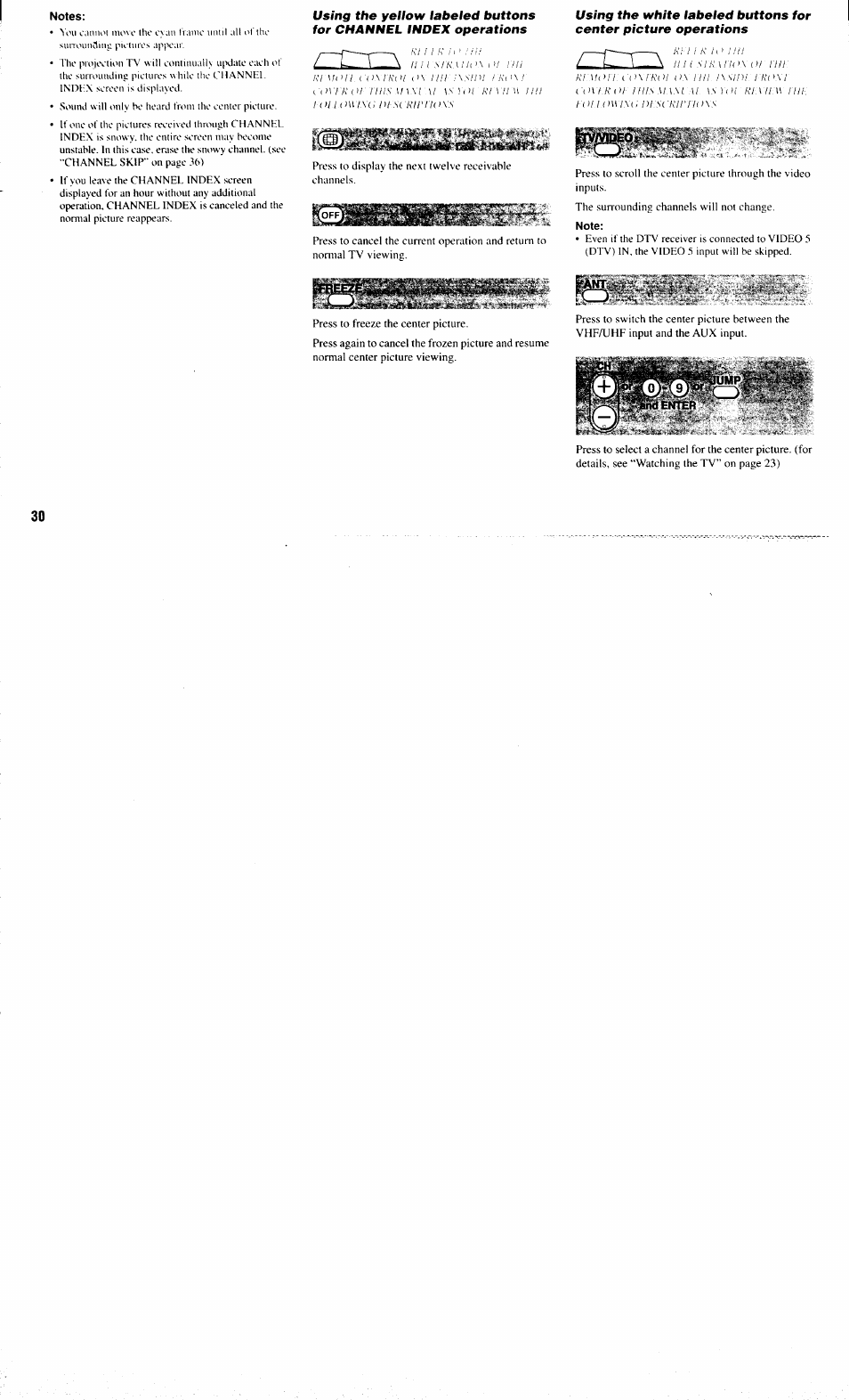 Notes, Note | Sony KP-61XBR300 User Manual | Page 34 / 65