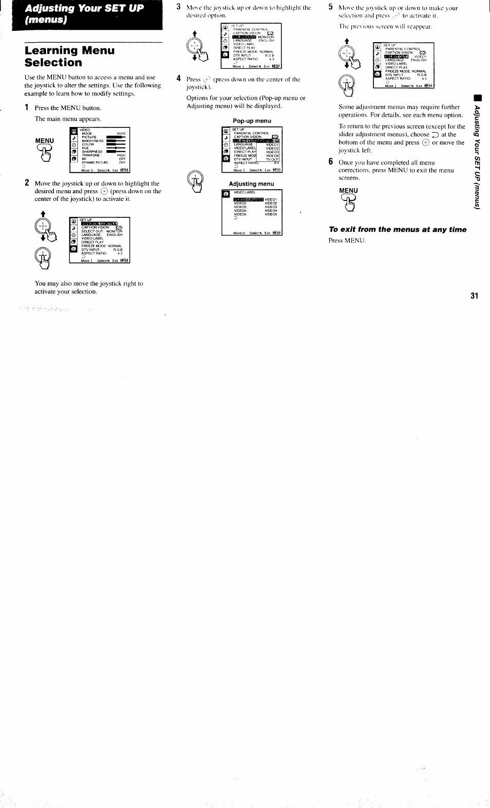Sony KP-61XBR300 User Manual | Page 35 / 65