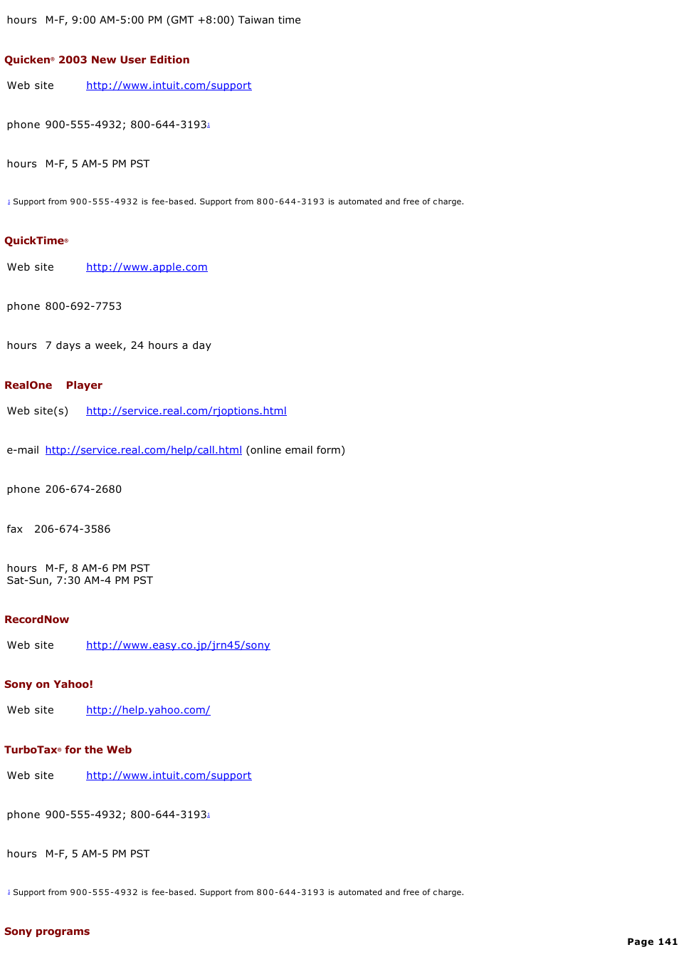 Sony PCG-GRV680 User Manual | Page 141 / 162