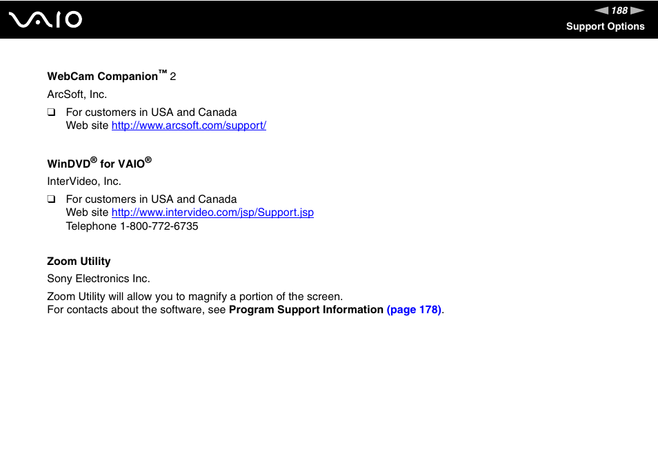 Sony VGN-FW170J User Manual | Page 188 / 191