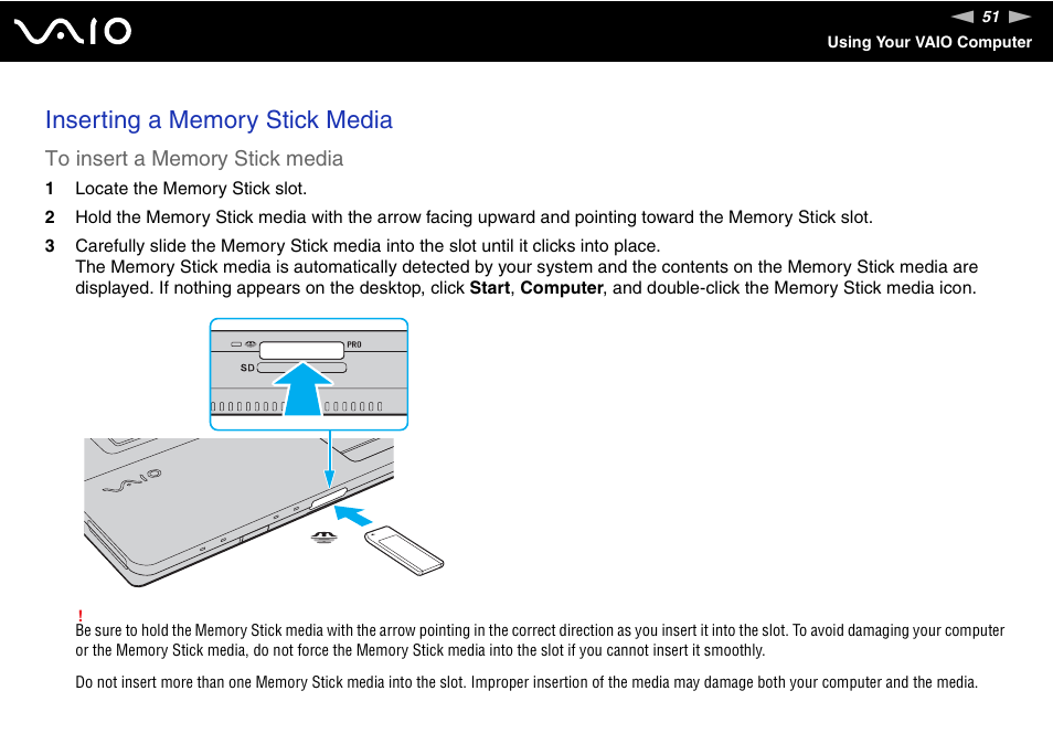 Sony VGN-FW170J User Manual | Page 51 / 191