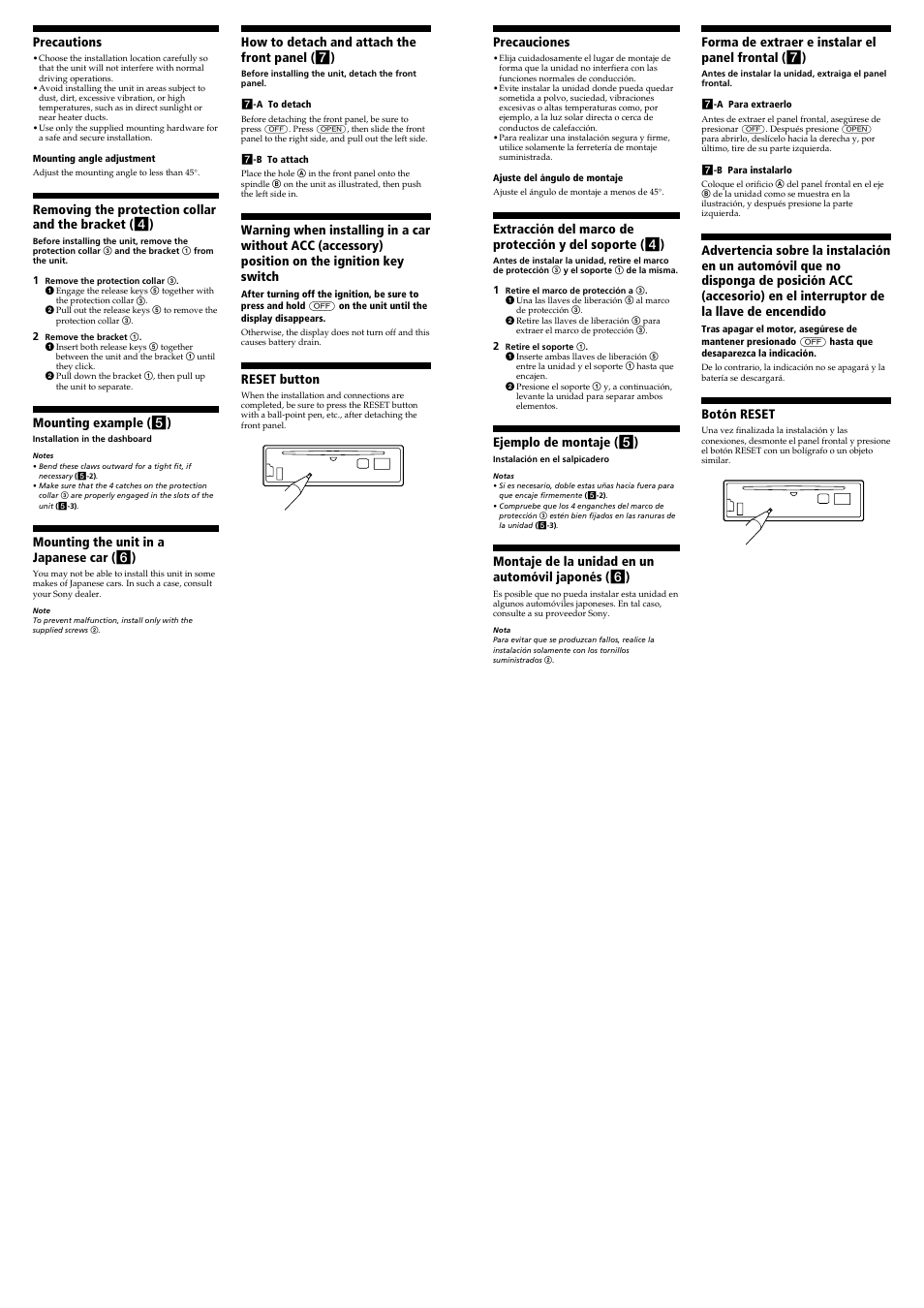 Sony CDX-FW570 User Manual | Page 4 / 4