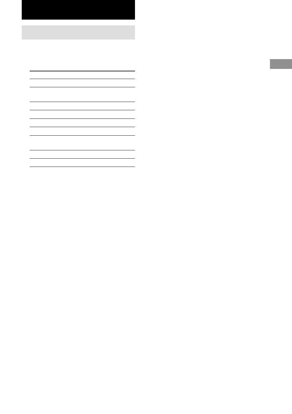 Selecting the component | Sony STR-DA7ES User Manual | Page 27 / 80