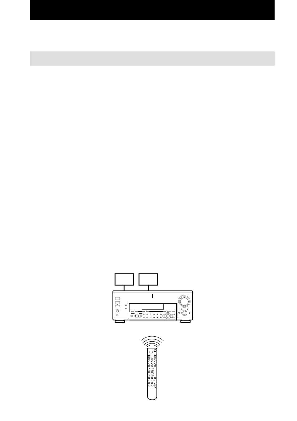 Using the remote rm-us105a, When using as a simplified remote, Operations using the remote (str-da7es only) | Setting the command mode, Press av system 2 while the button blinks, Str-da7es rm-us105a | Sony STR-DA7ES User Manual | Page 66 / 80