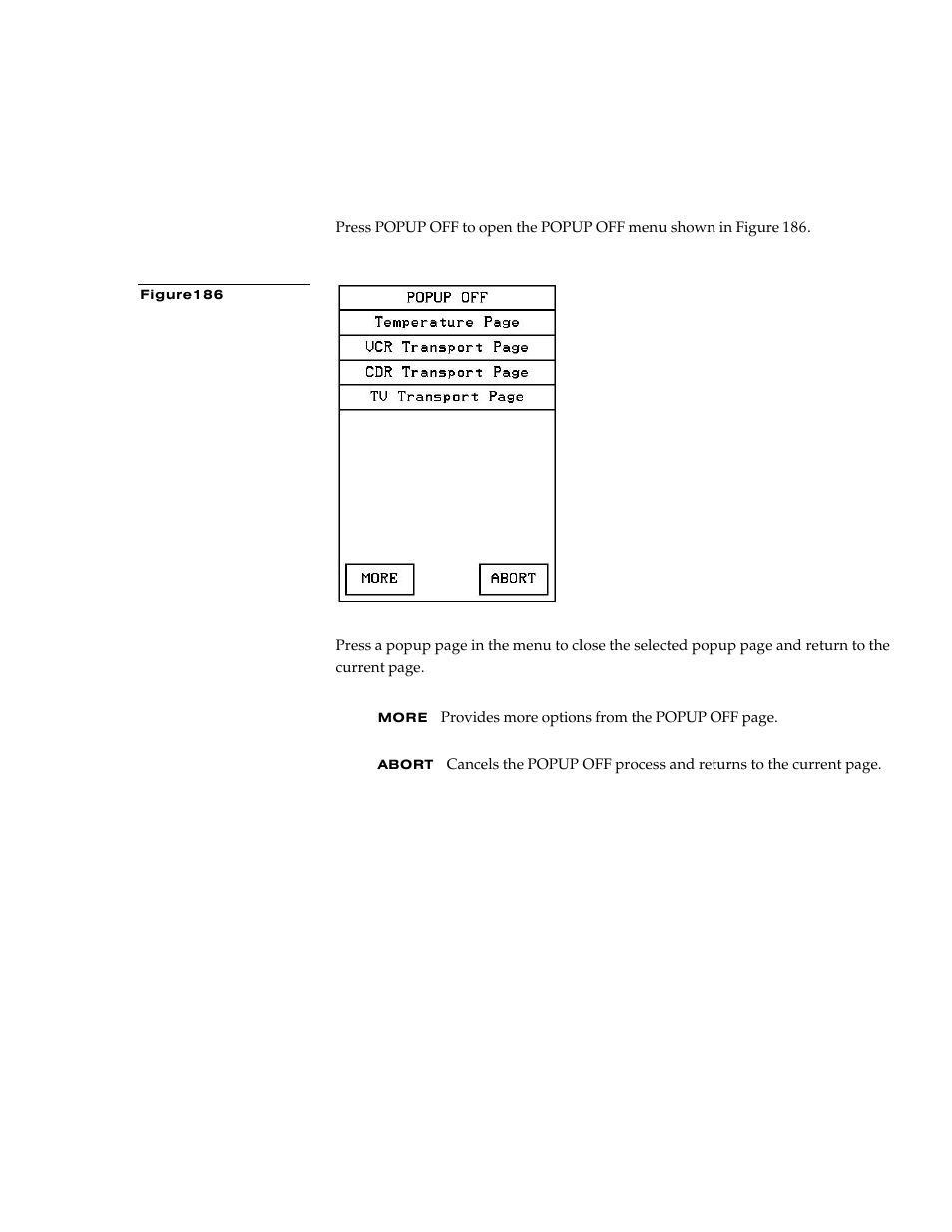 Popup off | AMX G3 User Manual | Page 123 / 172