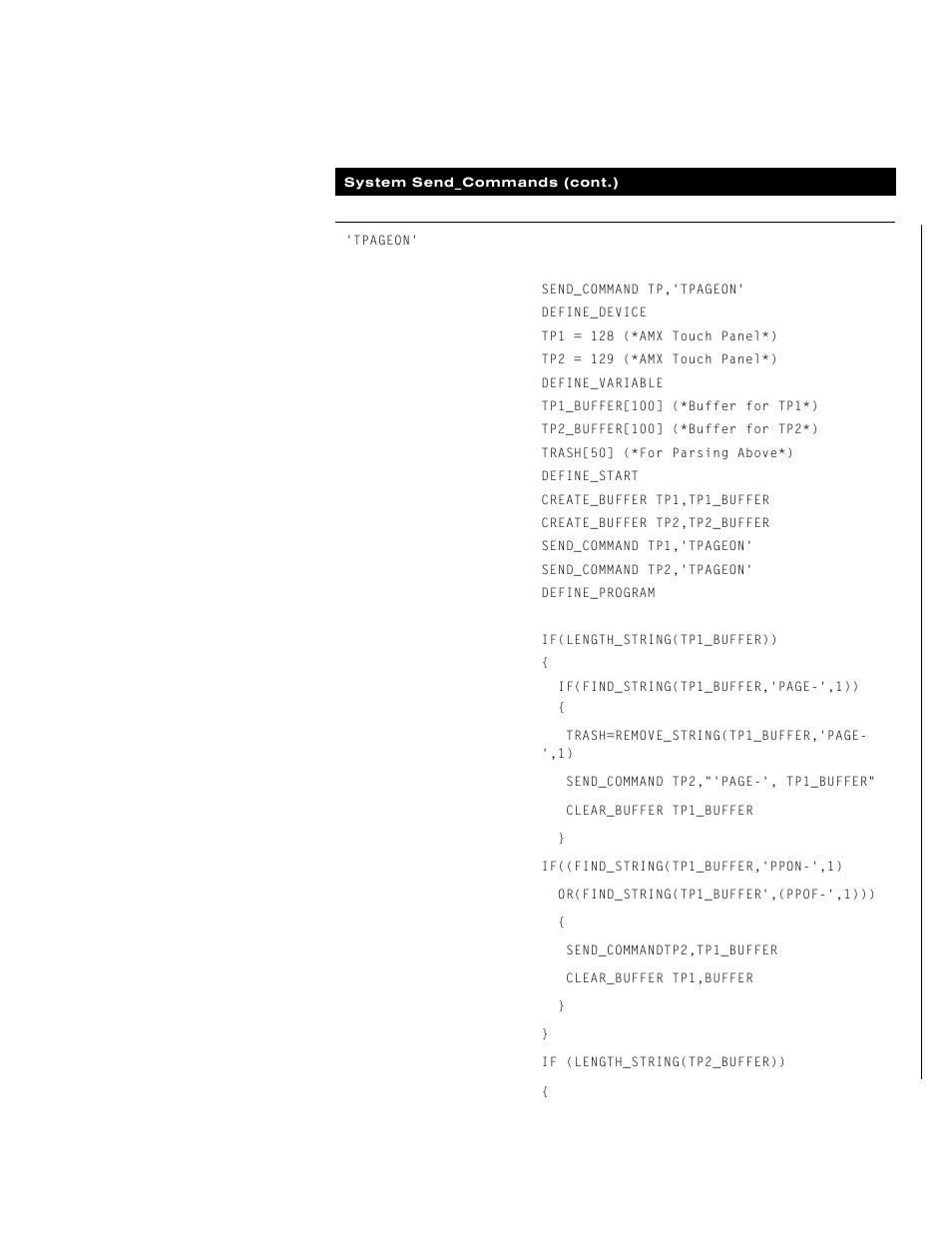 AMX G3 User Manual | Page 131 / 172