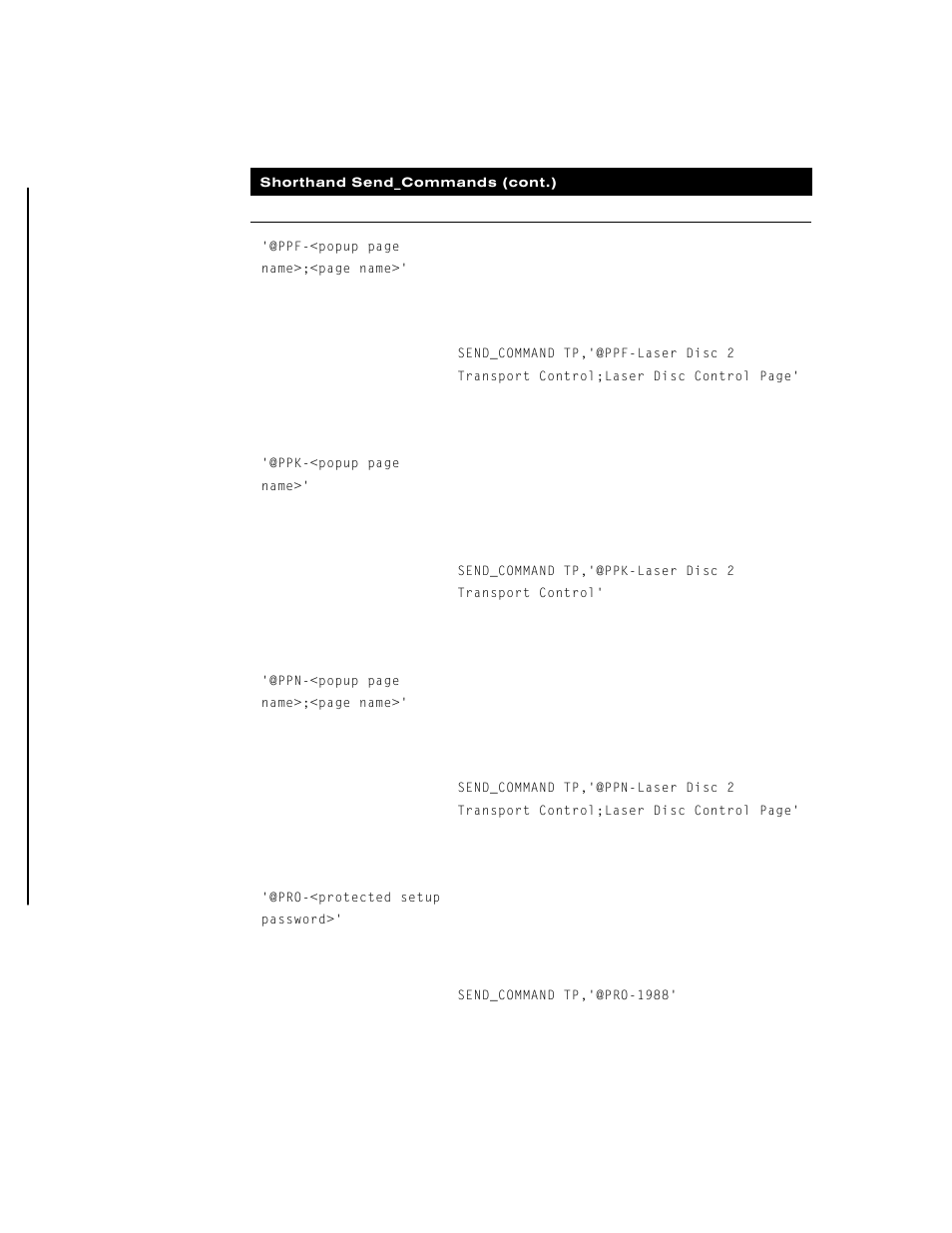 AMX G3 User Manual | Page 138 / 172