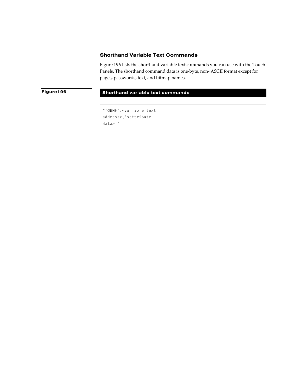 Shorthand variable text commands | AMX G3 User Manual | Page 145 / 172