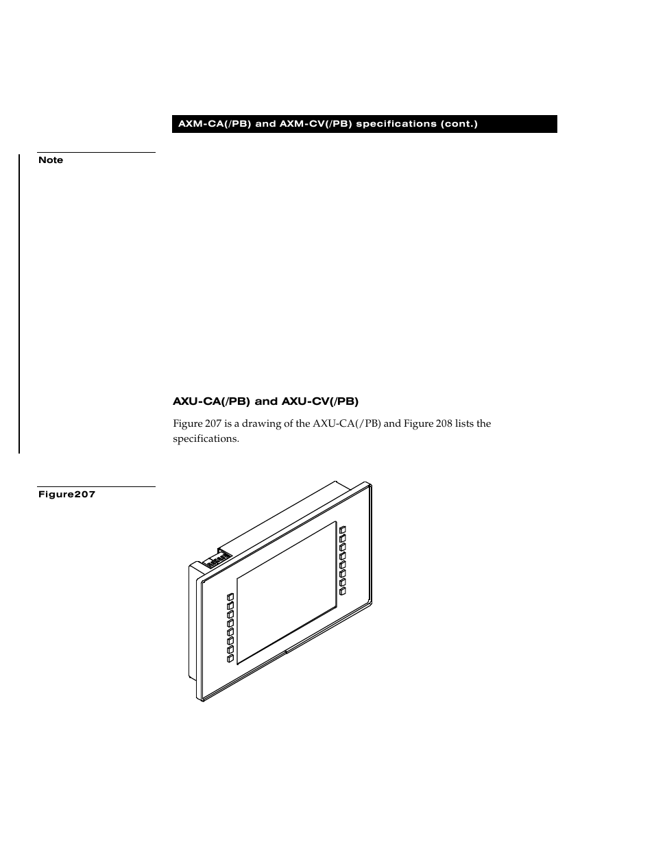 Axu-ca(/pb) and axu-cv(/pb) | AMX G3 User Manual | Page 162 / 172