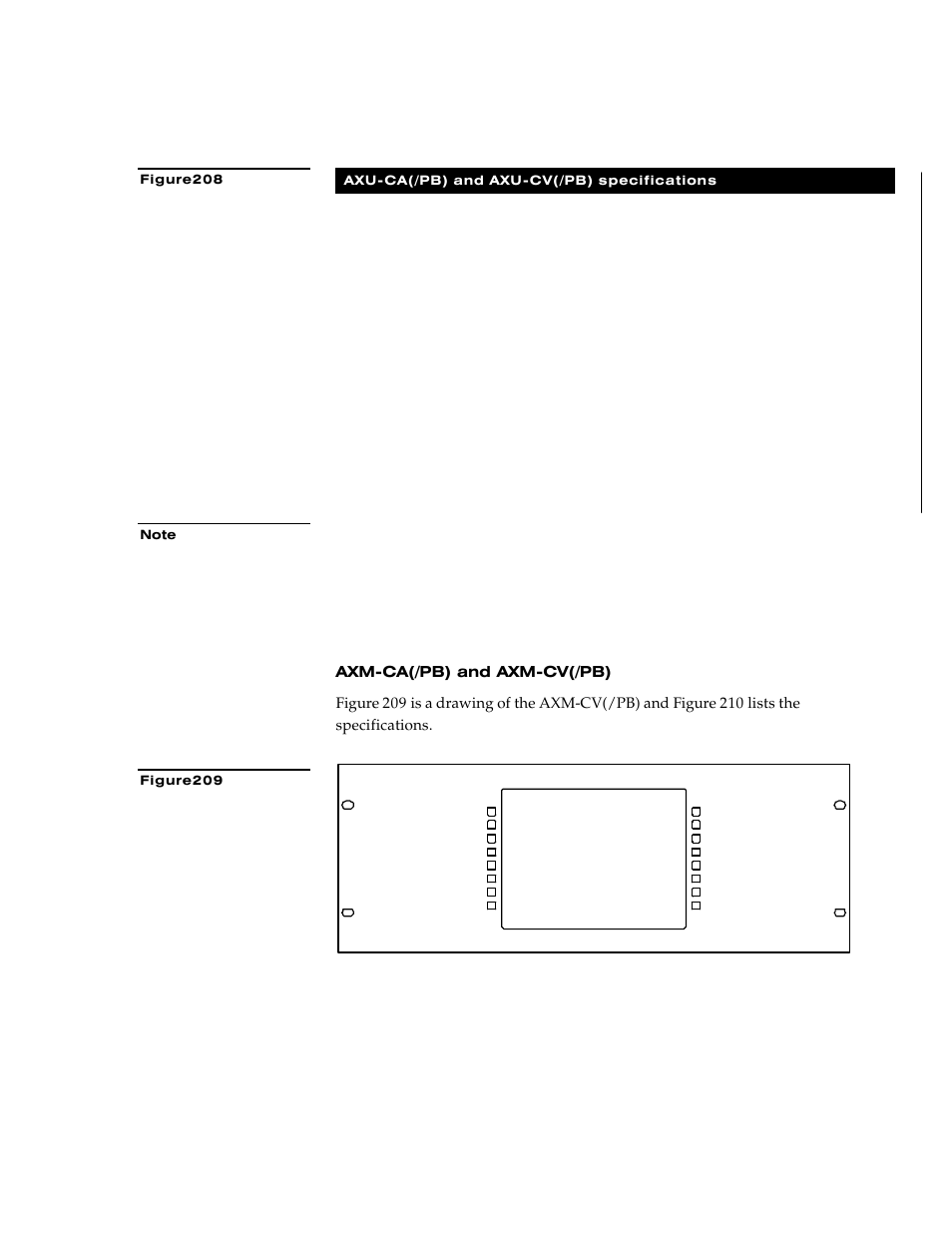 Axm-ca(/pb) and axm-cv(/pb) | AMX G3 User Manual | Page 163 / 172