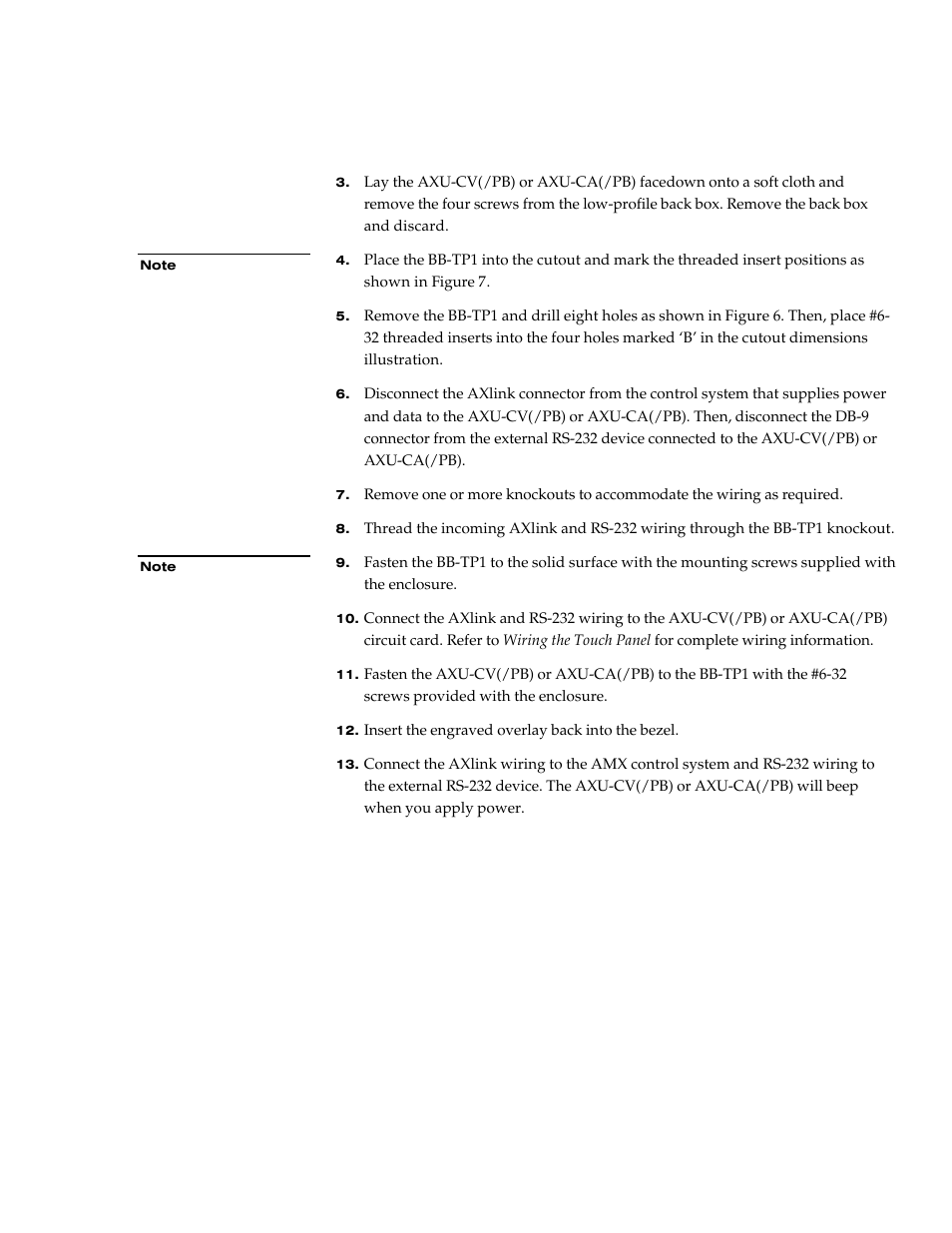 AMX G3 User Manual | Page 17 / 172