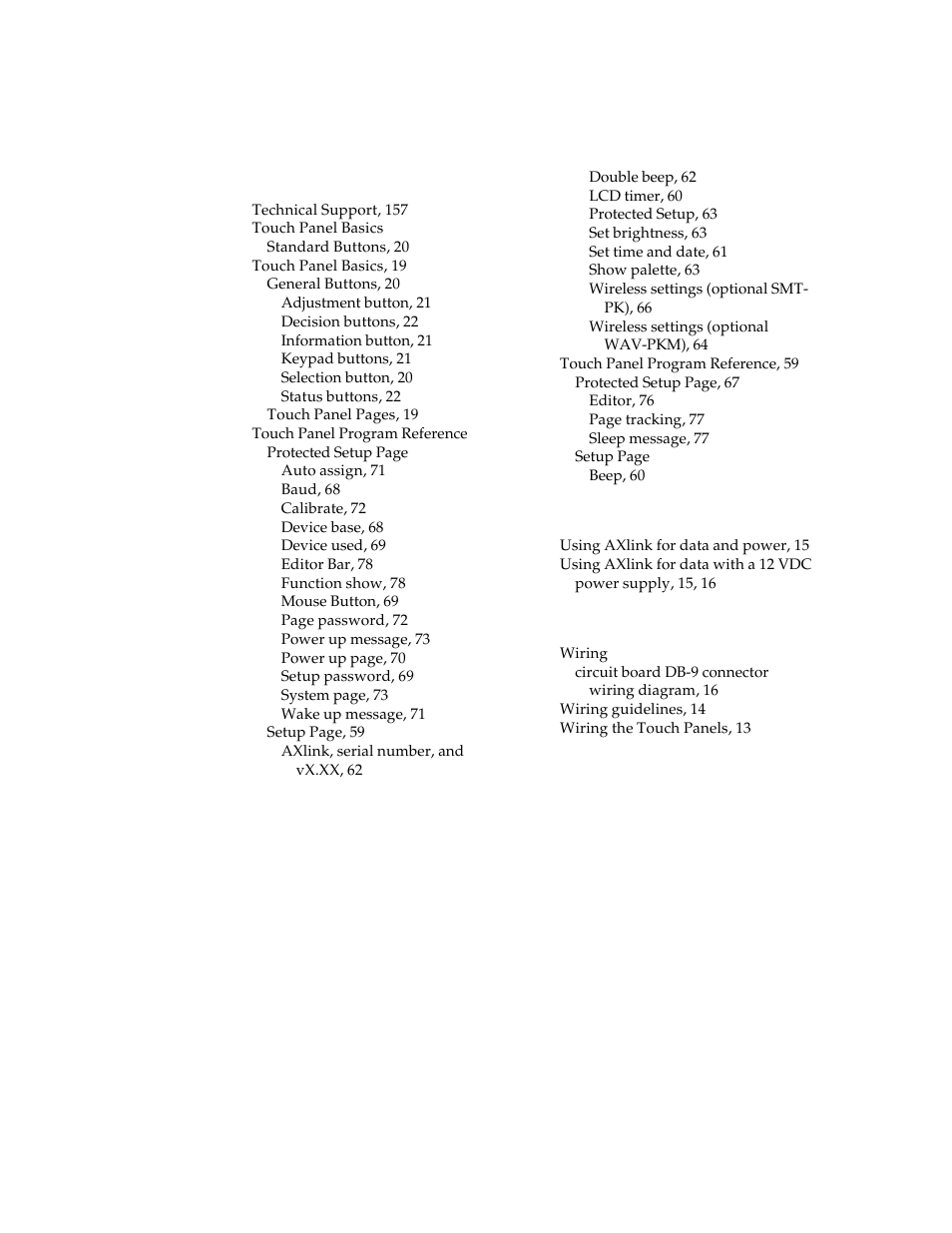 AMX G3 User Manual | Page 170 / 172