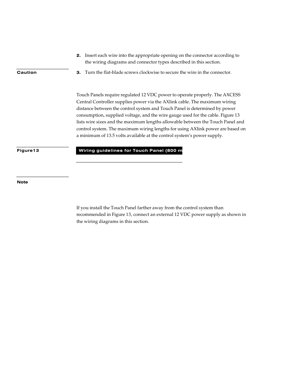 Wiring guidelines | AMX G3 User Manual | Page 22 / 172