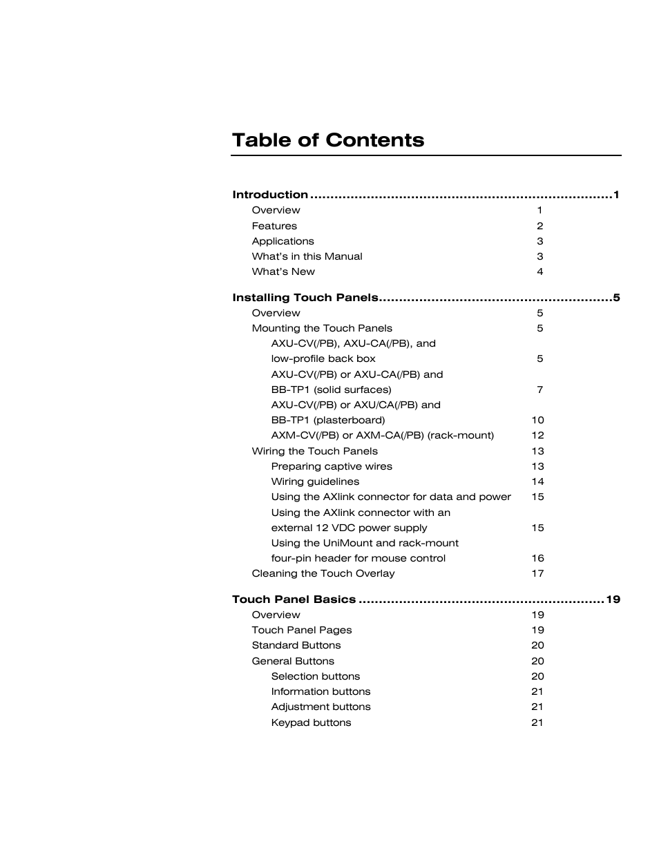 AMX G3 User Manual | Page 3 / 172