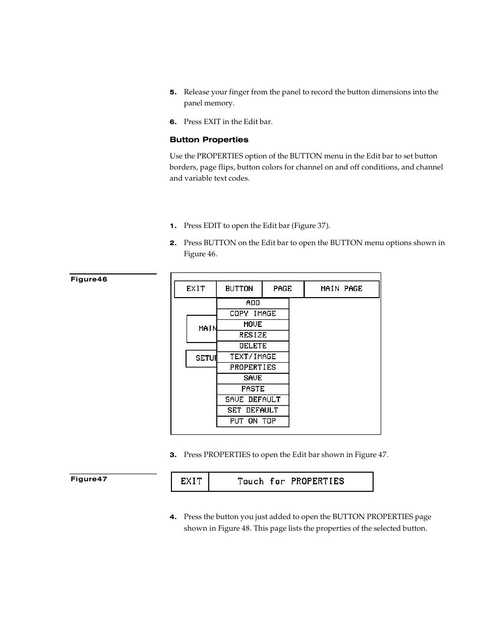 Button properties, Setting the button properties | AMX G3 User Manual | Page 41 / 172