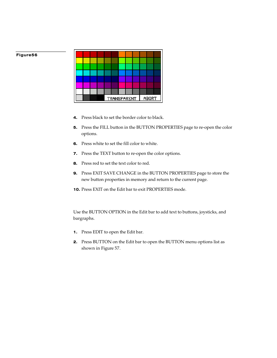 Adding text to a button | AMX G3 User Manual | Page 46 / 172