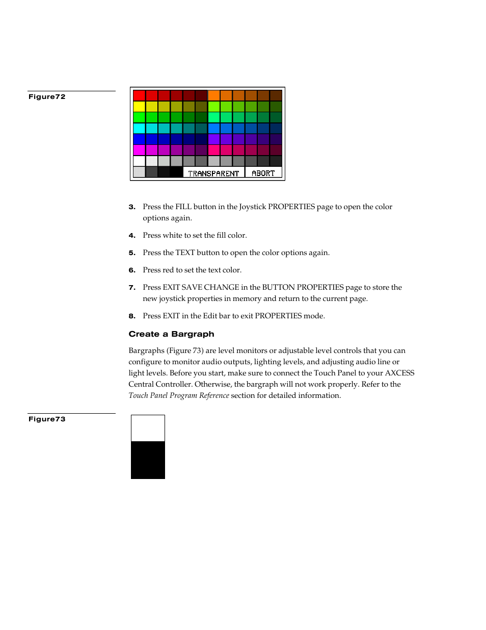 Create a bargraph | AMX G3 User Manual | Page 56 / 172