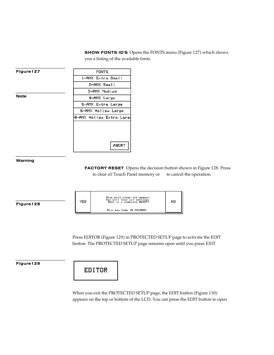 Editor | AMX G3 User Manual | Page 84 / 172