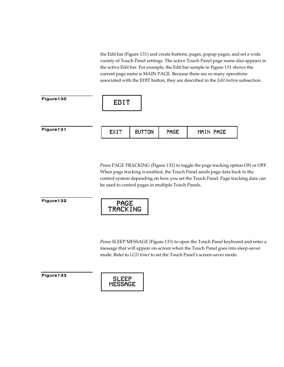 Sleep message | AMX G3 User Manual | Page 85 / 172