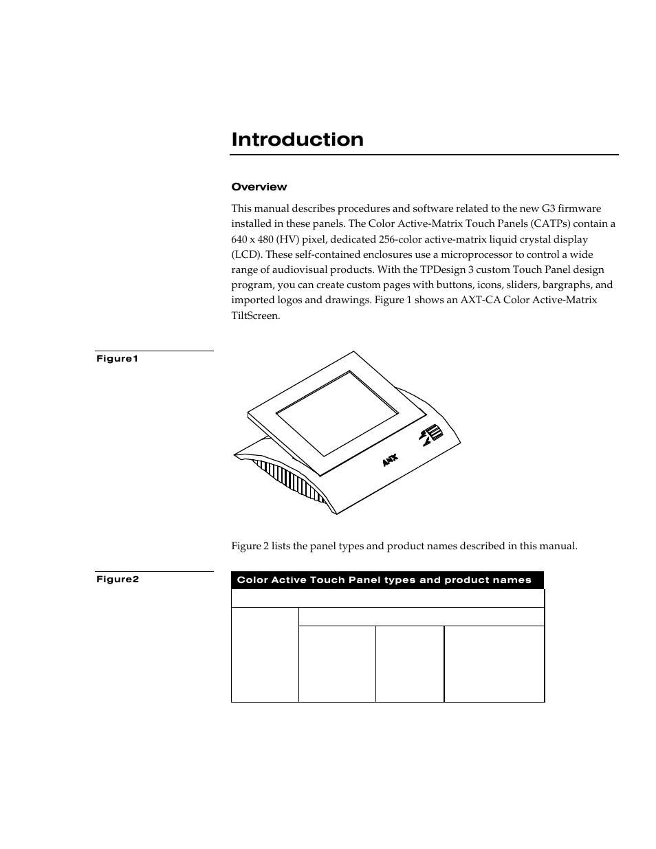 Introduction, Overview | AMX G3 User Manual | Page 9 / 172