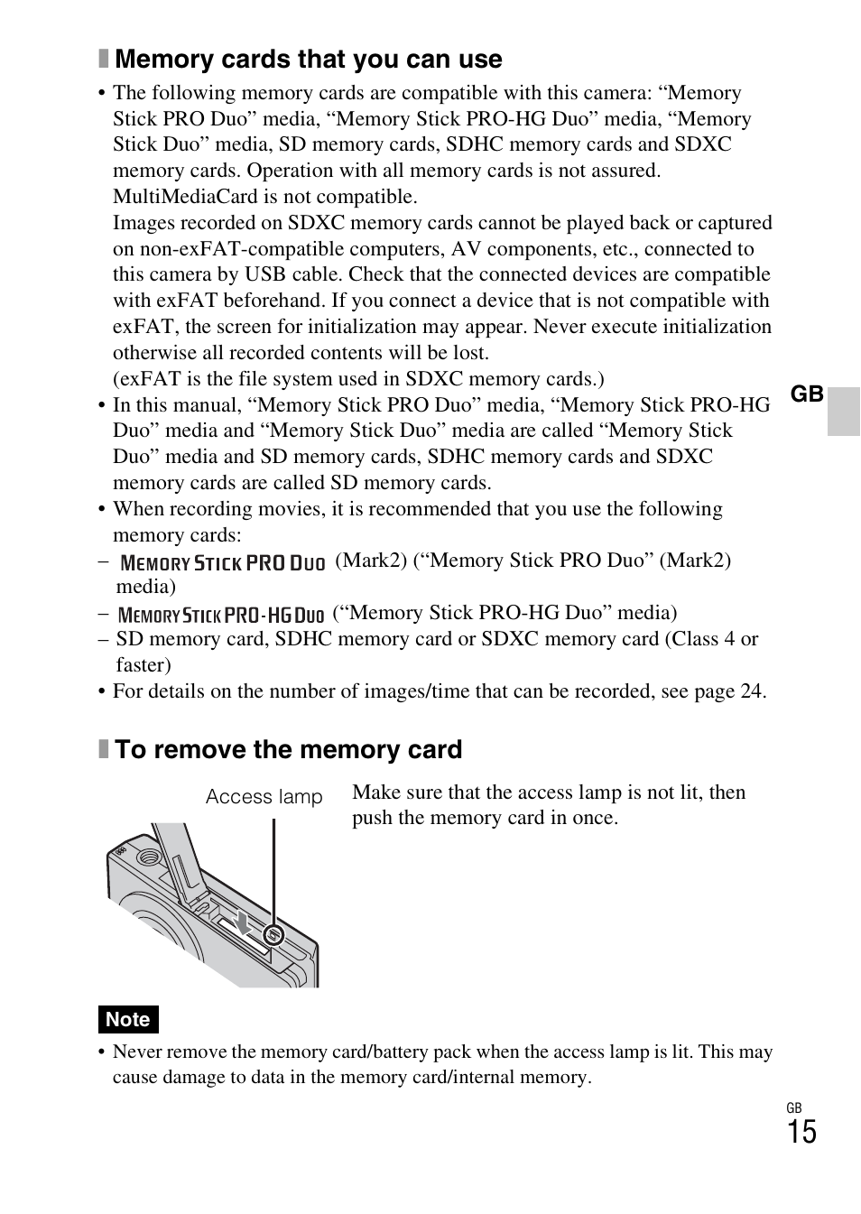 Sony DSC-W350 User Manual | Page 15 / 56