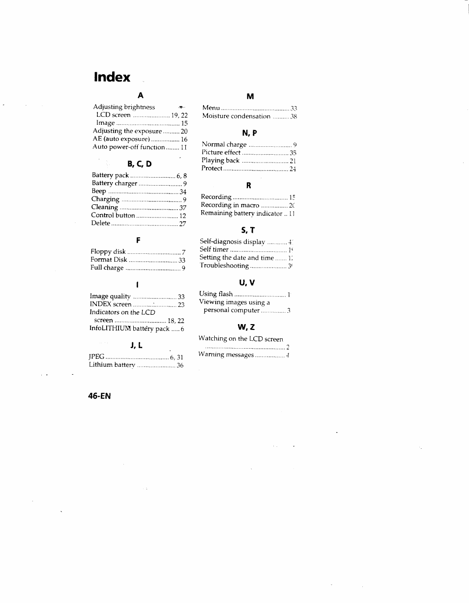 Sony MVC-FD51 User Manual | Page 44 / 133