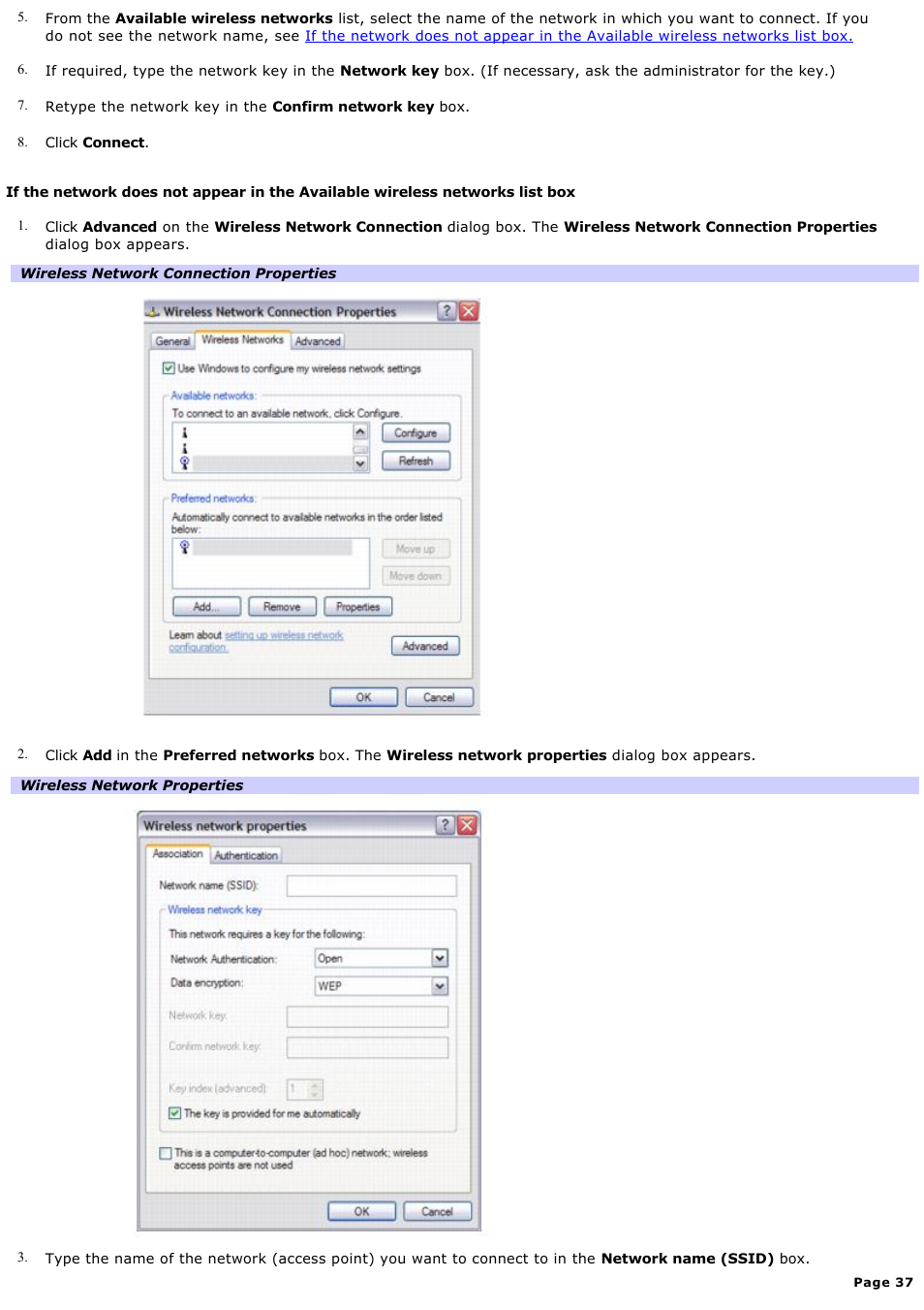 Sony PCG-Z1WAP User Manual | Page 37 / 171